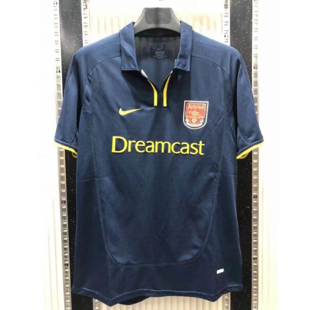 2000 Arsenal Retro Blue Away Kit Soccer Jersey